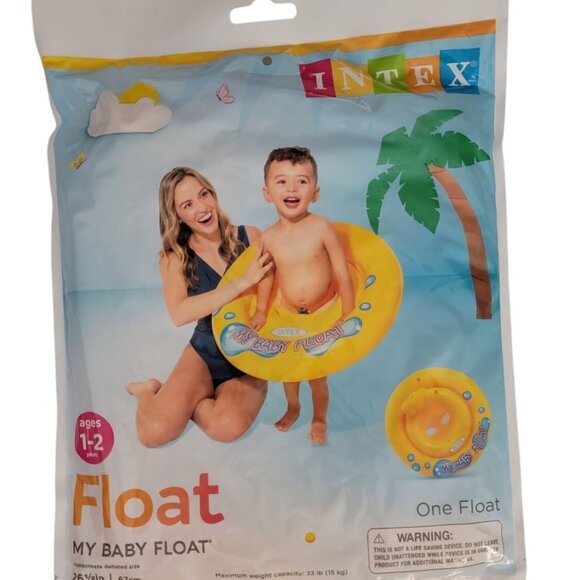 Intex Other - Intex My Baby Float – Ages 1–2 – Inflatable Baby Pool Float Item #59574EP – New